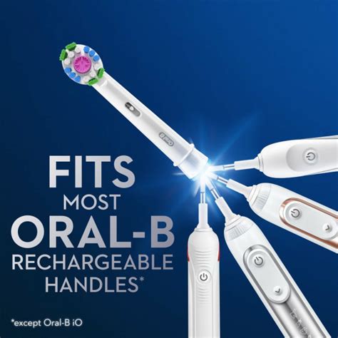 Насадка для зубных щеток Oral B 3d White Cleanmaximiser Eb18br 3шт купить в официальном