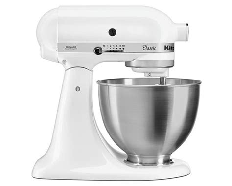 Kitchenaid White K45 Classic Stand Mixer 43ltr Bowl 358x221x353mm