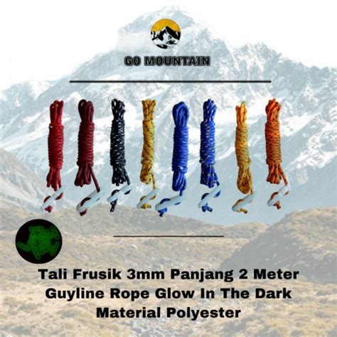 Jual Tali Frusik Mm Tali Tiang Fly Sheet Panjang Meter Dengan