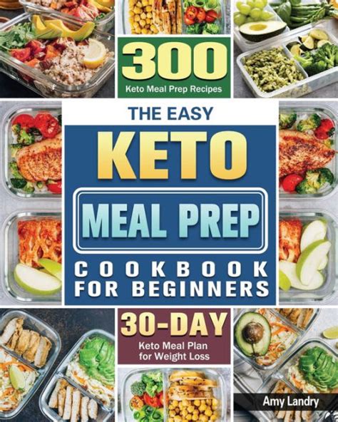 The Easy Keto Meal Prep Cookbook For Beginners By Amy Landry Paperback