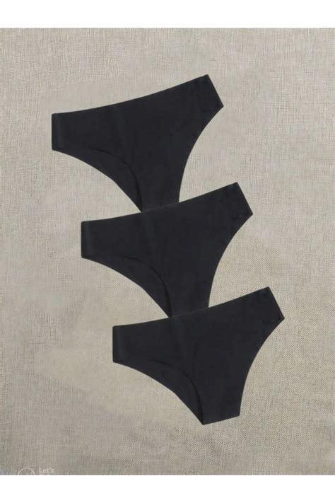 Adeniz Kadın Siyah Ten Paket Dikişsiz Lazer Kesim Iz Yapmaz Likralı Bikini Slip Külot Fiyatı