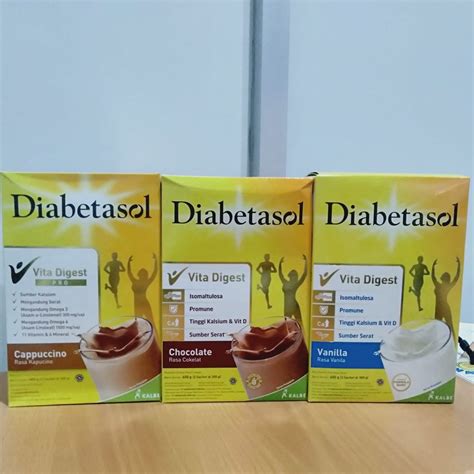 Jual Diabetasol Gr Coklat Vanila Cappuccino Shopee Indonesia