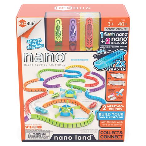 Hexbug Flash Nano Nano Land Colorful Sensory Playset For Kids Mold