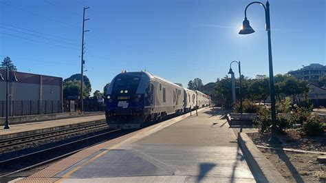 Incoming Amtrak Capital Corridor Arriving On Track At Martinez