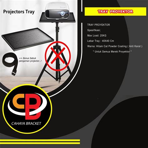 Jual Tray Projector Meja Proyektor Stand Proyektor Standing Tripod Tv