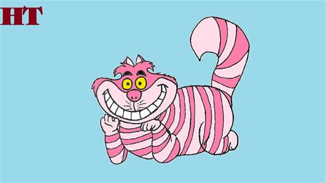 Simple Cheshire Cat Drawing - Cheshire Cat With Hatter S Hat By ...