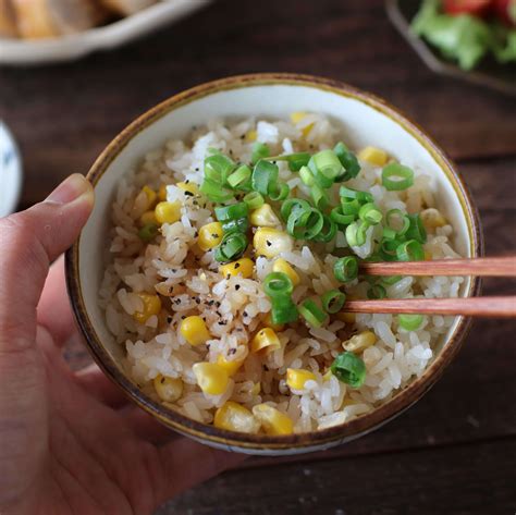 とうもろこしご飯 バター コンソメ Denisezasqy