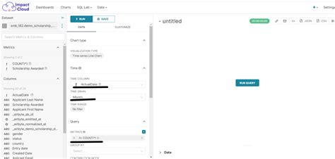 Creating a Time Series visualization