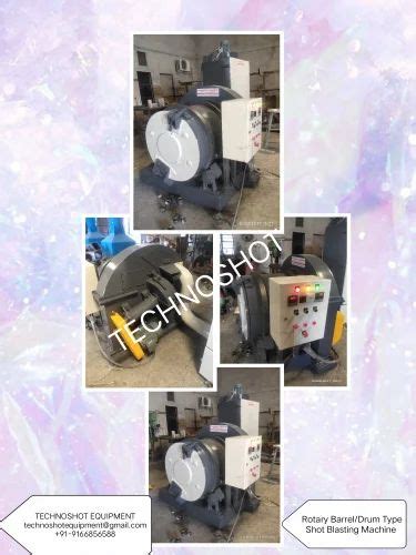 Rotary Barrel Tumbler Airless Shot Blasting Machine At Rs 345000