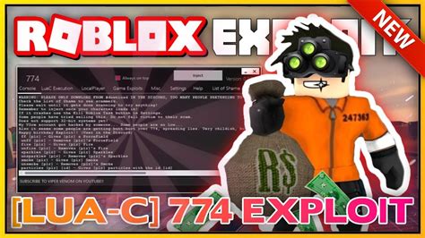 NEW ROBLOX EXPLOIT 774 EXPLOIT PATCHED JAILBREAK LUA C EXECUTOR