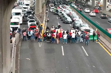 Bloqueos de maestros en EDOMÉX Cierran circulación en México Pachuca