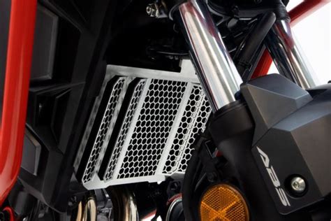 Isotta Radiator Guard For Honda CB 500 X 19 Aluminum Red RWN