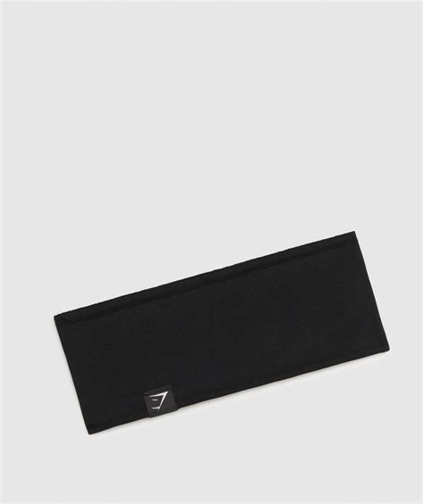 Gymshark Diffuse Single Layer Sweat Headband - Black | Gymshark
