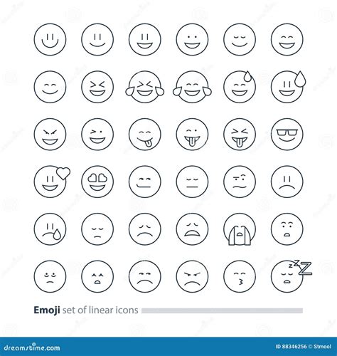 Linear Emoji Emoji Icon From Emoji Outline Collection Thin Line Emoji