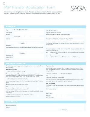 Pep Application Form - Fill and Sign Printable Template Online