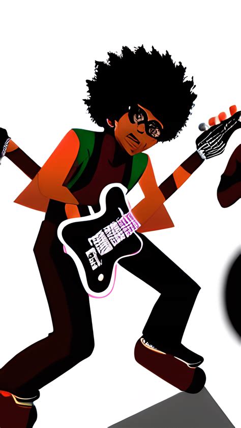 Rock And Roll Concert Afro Punk Black People Pov · Creative Fabrica