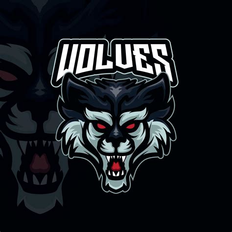 Wolves head mascot logo modern for sports team 23368089 Vector Art at ...