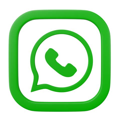 D Prestar Whatsapp Logo Icono Aislado En Transparente Antecedentes