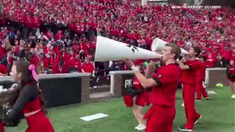 UC Spirit Squads Excited For AAC Championship Game At Nippert Stadium