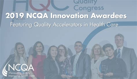 2019 NCQA Innovation Awardees - NCQA 