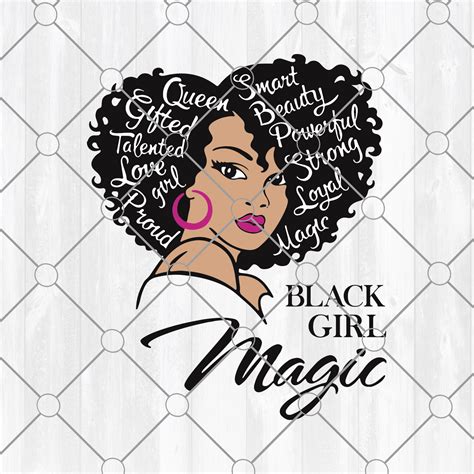 Papercraft Black Queens Cute Svg Eps Png Afro Black Girl Magic Hot