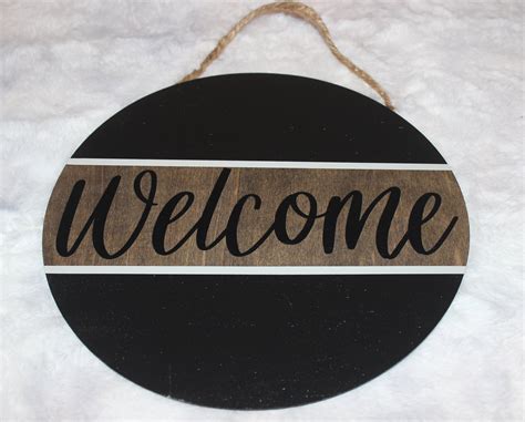 Welcome Door Sign - Etsy