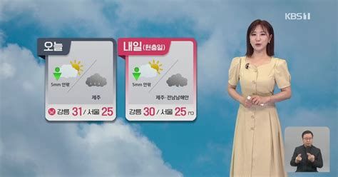 930 날씨 경기·강원 소나기동해안 30도 안팎 더위