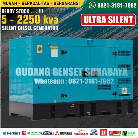 Jual Genset Perkins 135 Kva Generator Stamford Genset 135 Kva Di