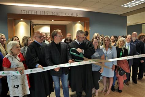 378th District Court Given New Courtroom in Ceremony