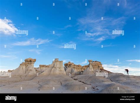 Usa New Mexico San Juan Basin Valley Of Dreams Badlands Ah Shi Sle