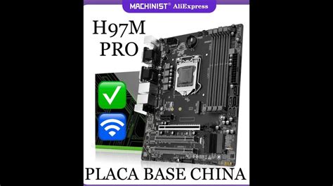 MACHINIST H97M PRO I Placa base china para socket 1150 - YouTube