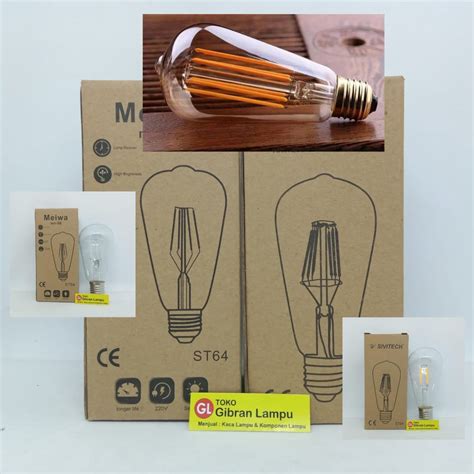 Jual Lampu LED Filamen Vintage Filament LED Edison Lampu Outdoor