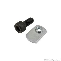 Bolt Assembly Black Shcs With Slide In Economy T Nut