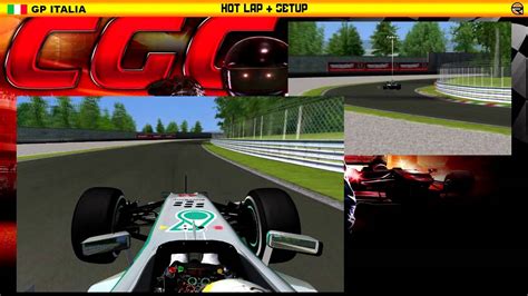 F Rfactor Gp Italia Monza Hot Lap Setup Youtube