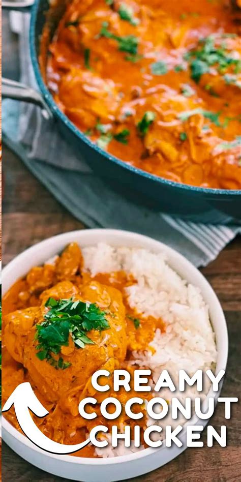 Creamy Coconut Chicken One Pot Dinner Tiffy Cooks Recipe Coconut Chicken Coconut