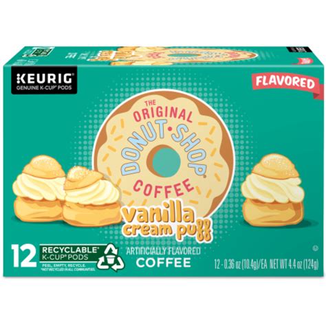 The Original Donut Shop® Vanilla Cream Puff Medium Roast K-Cup® Coffee ...