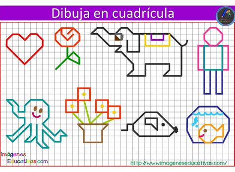 Dibujos Con Cuadrícula Para Niños Imagenes Educativas Graph Paper