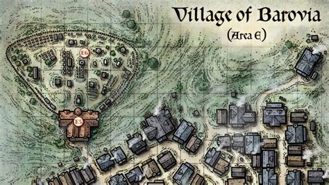 Mike Schley's Portfolio - Village of Barovia Map