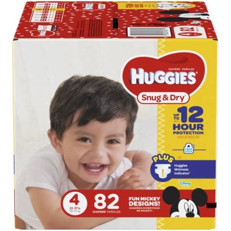 Huggies Snug And Dry Size 4 Diapers 82 Count Kroger