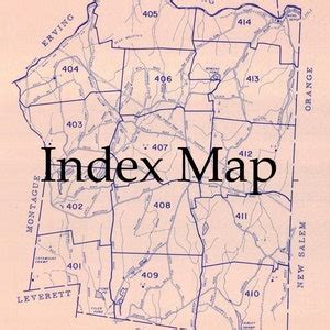 Wendell Massachusetts 1984 Set of Tax Maps 14 Maps Very Detailed Original 147 OMH - Etsy