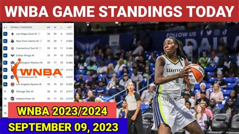 Wnba Standings Updated Today As Of September Wnba Game