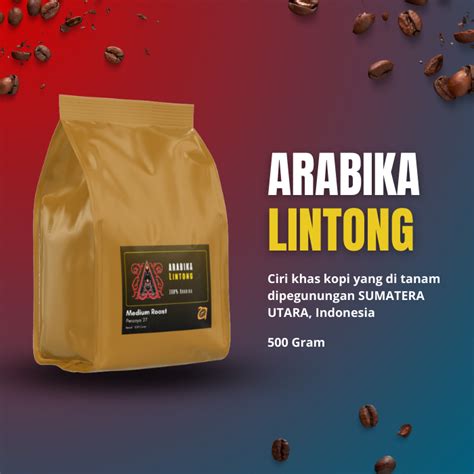 Jual Biji Kopi Arabika Lintong Khas Sumatra Utara Arabika Coffe Beans