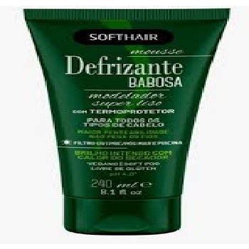 Defrizante Mousse Babosa Soft Hair Super Liso Termo 240ml Shopee Brasil