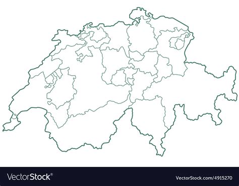 Switzerland Royalty Free Vector Image Vectorstock