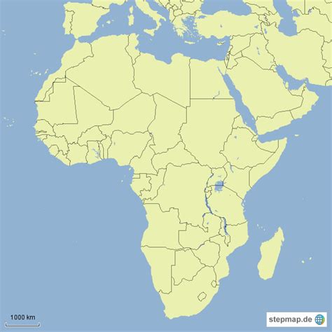 Afrika Karte Unbeschriftet Norden Landkarte