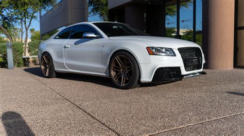 Audi Rs5 White Black Rims