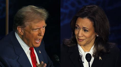 Donald Trump And Kamala Harris Clashed In Their First Presidential