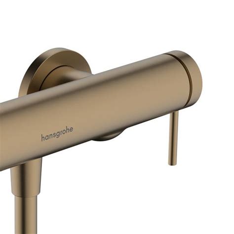 Hansgrohe Tecturis S Exposed Single Lever Shower Mixer Brushed Bronze