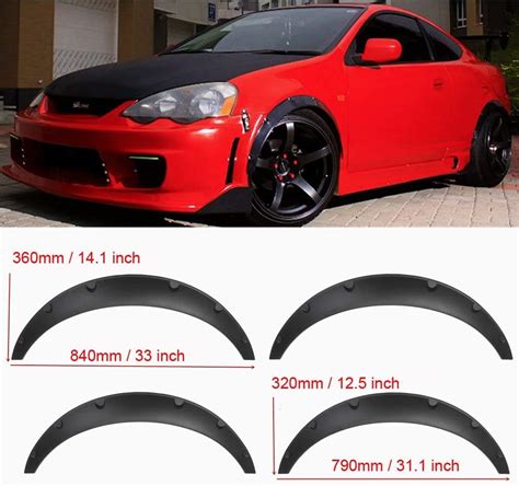 Buy Gtp X Jdm Universal Fender Flares Wide Body Kit Inch Mm