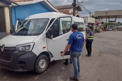 Sefa Apreende Van 0km Avaliada Em R 302 Mil Em Dom Eliseu Correio De